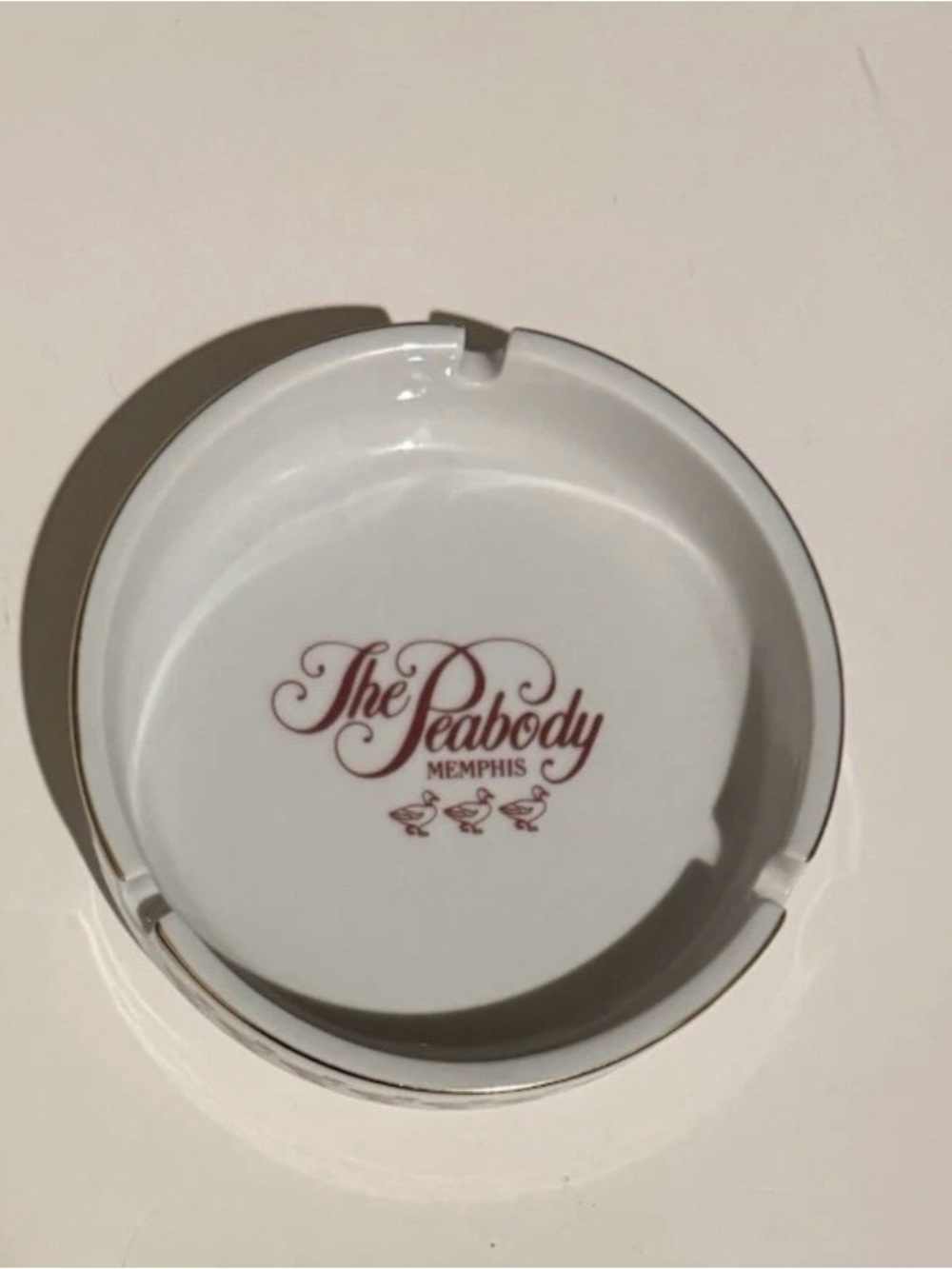 Vintage Rare The Peabody Memphis Ash Tray